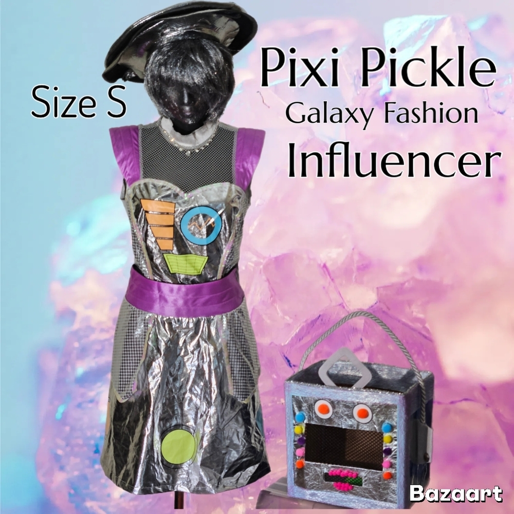 Halloween Costume Pixi Pickle Galaxy Fashion Influencer Cosplay Costume Size S